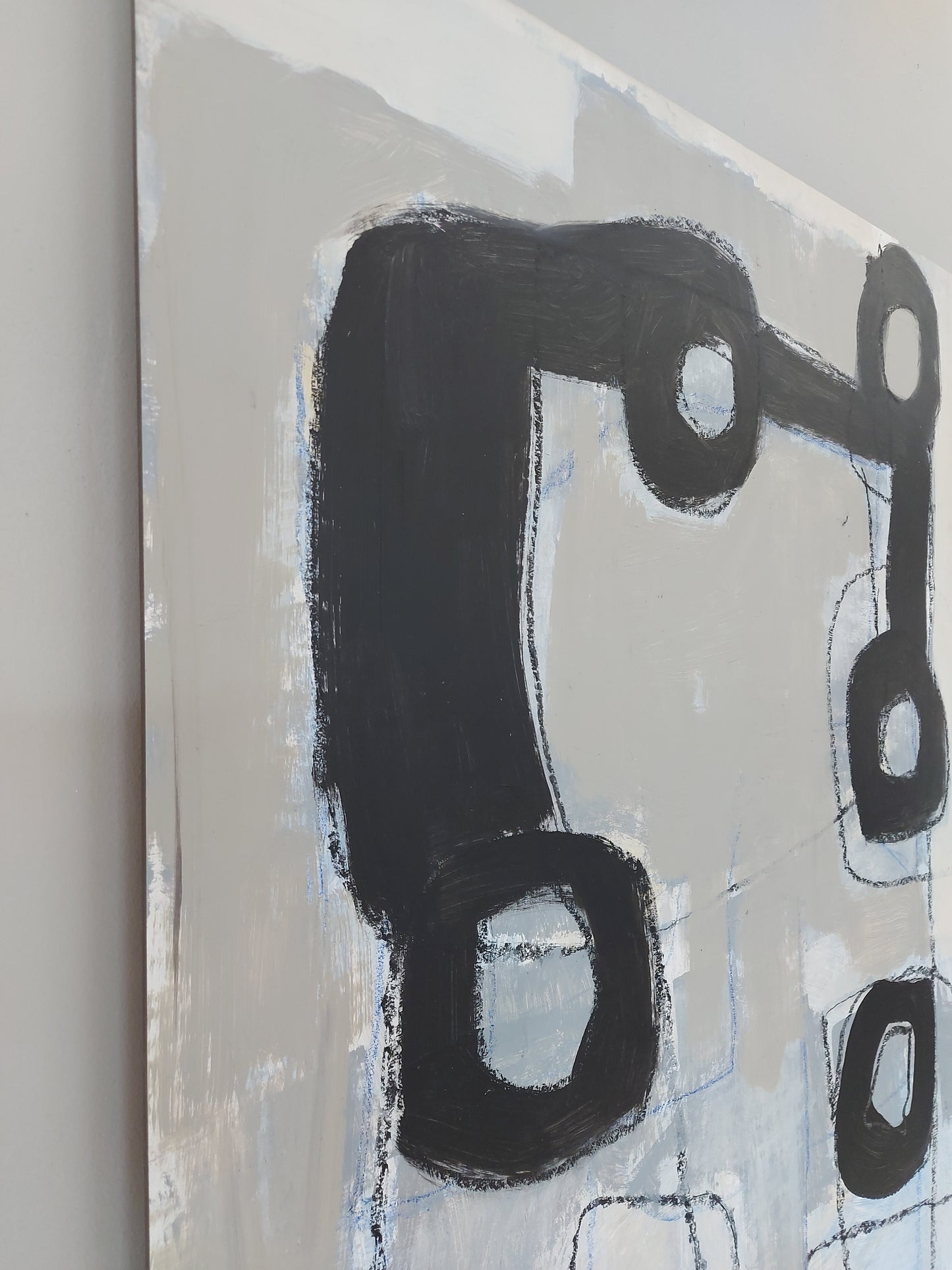 Abstract Artwork by Sibylle Werkmeister Closeup Detail